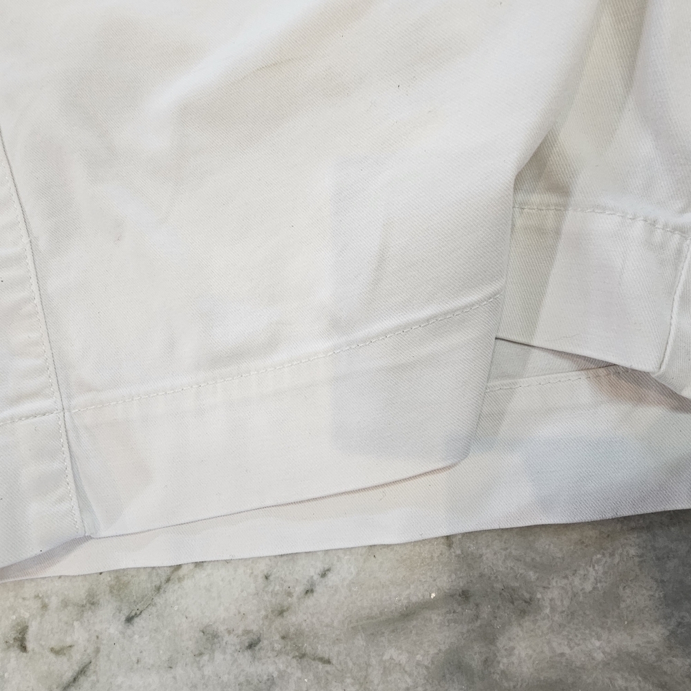 “Talbots White Stretch Cotton Shorts Women’s Size 10 Classic Fit” - Picture 3 of 9